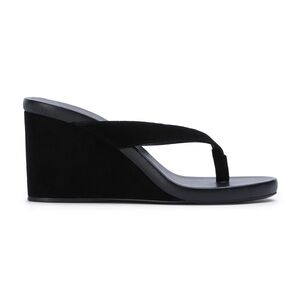 Tony Bianco Black Avanti Wedge Shoes